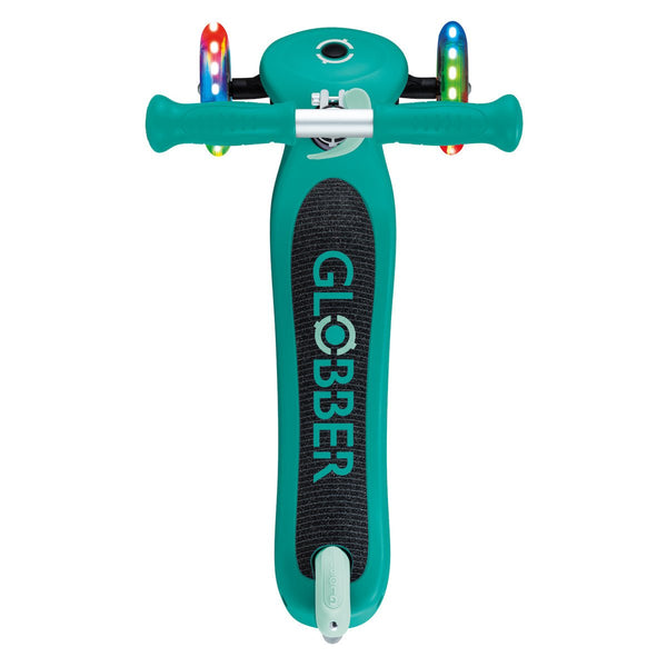 Globber-Primo-Lights-V2-Toddler-Scooter-Emerald-Top