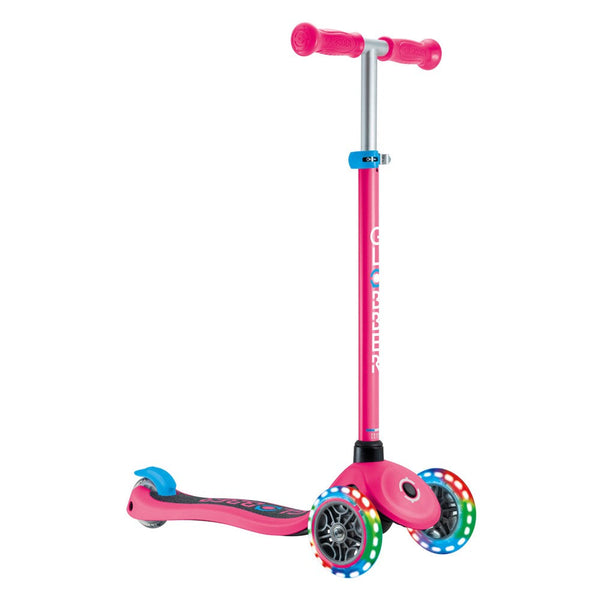 Globber-Primo-Lights-V2-Toddler-Scooter-Pink