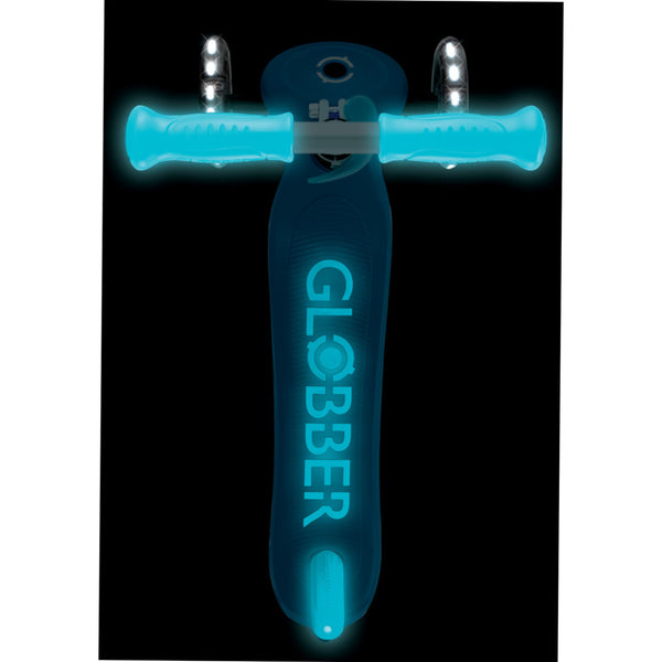Globber-Primo-Plus-Glow-Lights-Blue-Top-View