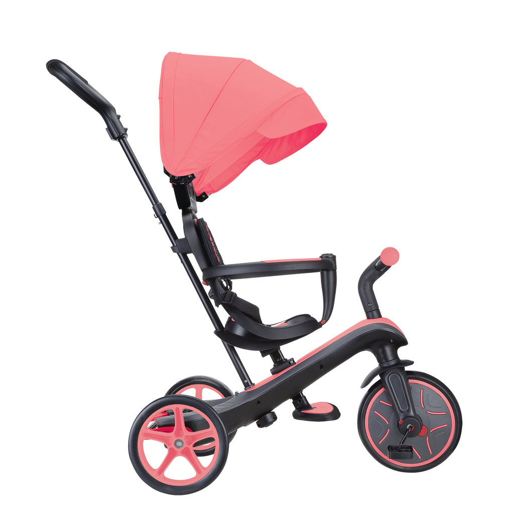 Globber-Explorer-Trike-4-in-1-Coral-Assistance Trike