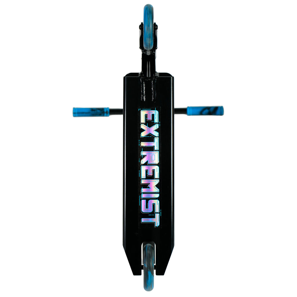 Grit-Extremist-Scooter-Black-Blue-Deck-View