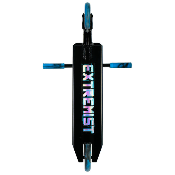 Grit-Extremist-Scooter-Black-Blue-Deck-View