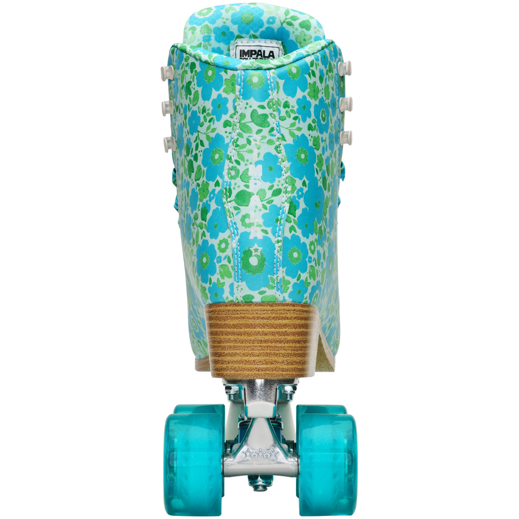 Impala-Roller-Skate-Ditsy-Blue-Rear-View