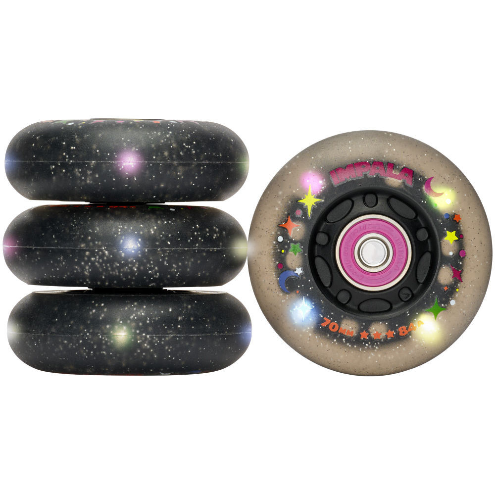 Impala-lightspeed-inline-skate-wheels-Twinkle-Lit-4-Stack