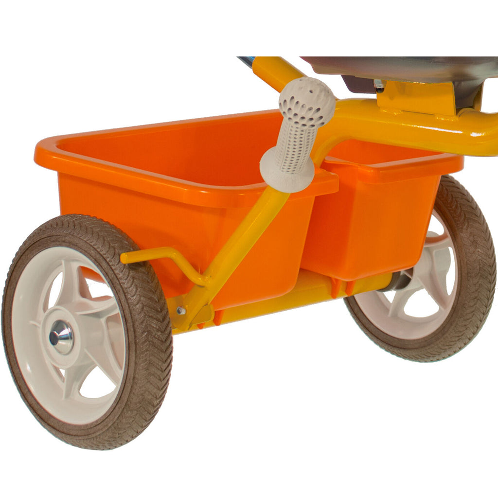 Italtrike-10inch-Passenger-Trike-Road-Work-Orange-Rear-Bucket