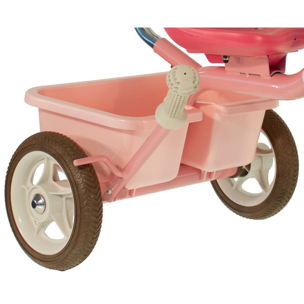  Analyzing image     Italtrike-10inch-Passenger-Trike-Rose-Garden-Pink-Rear-Bucket