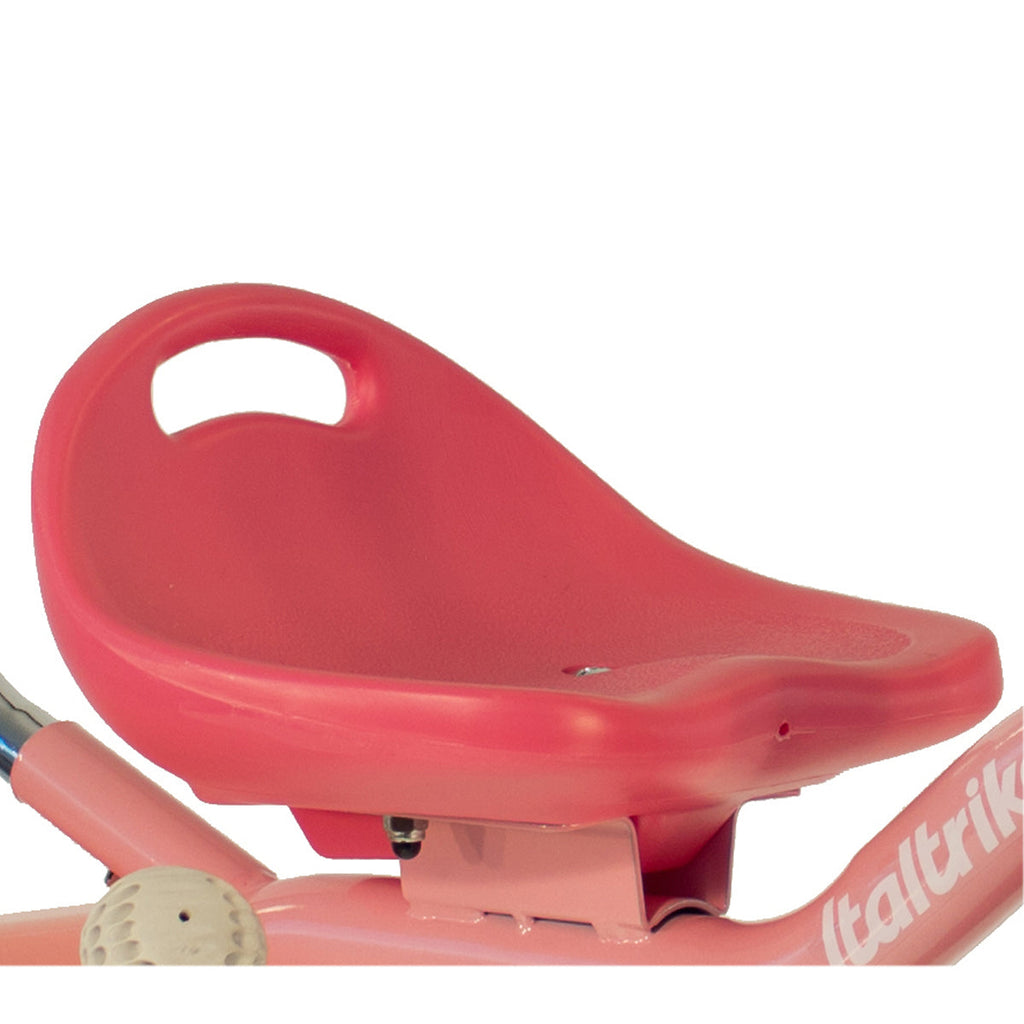  Analyzing image     Italtrike-10inch-Passenger-Trike-Rose-Garden-Pink-Seat