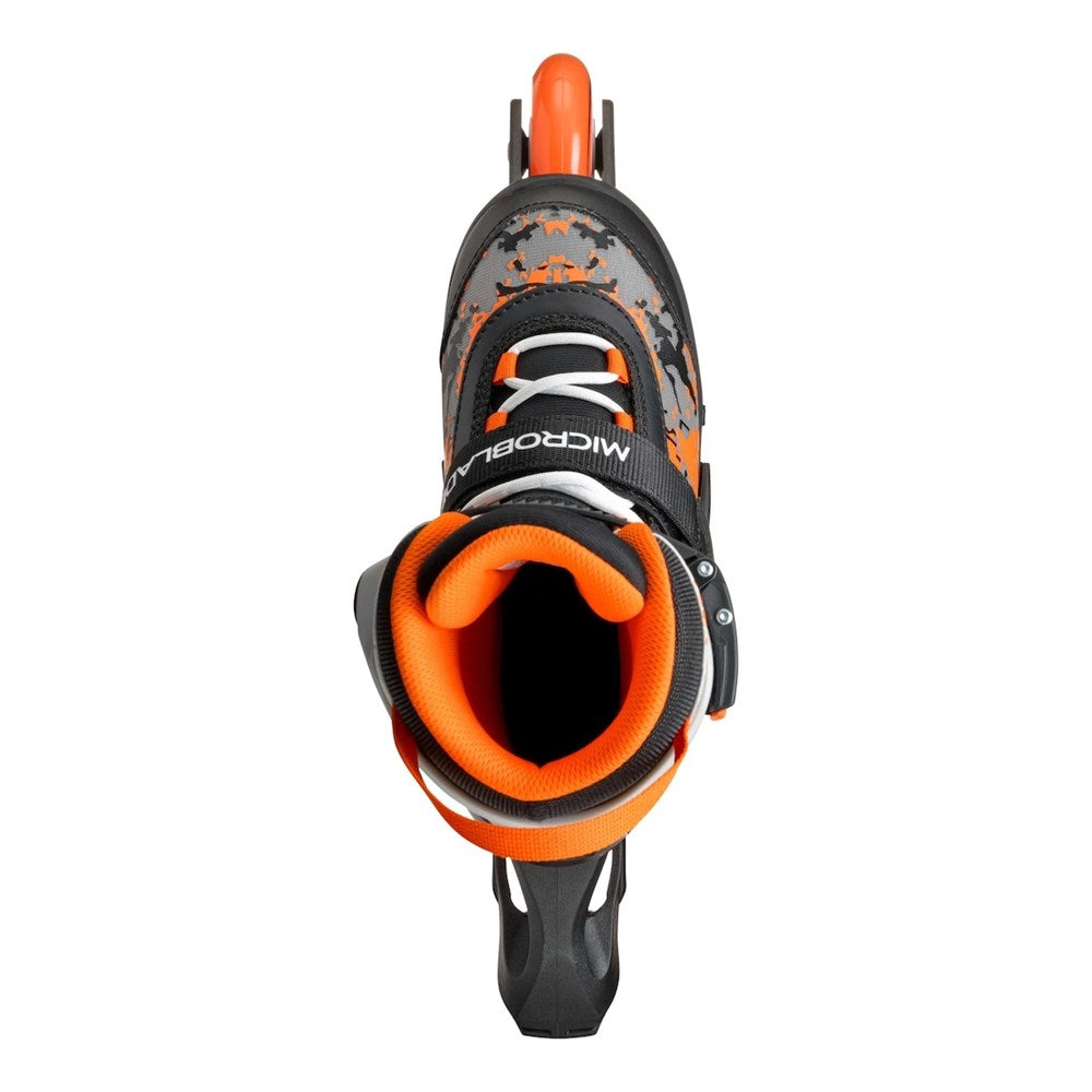 Rollerblade-Microblade-SL-Skate-Black/Orange-Top-View