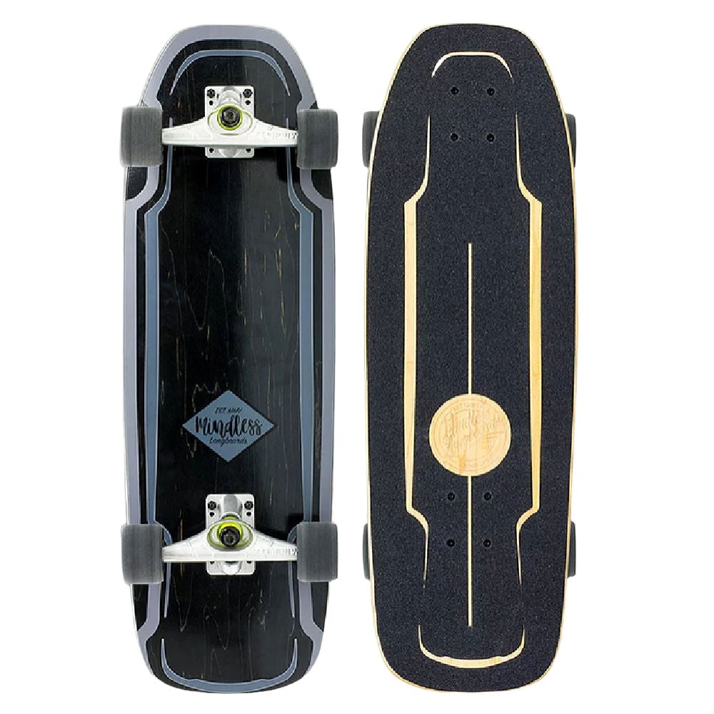 MINDLESS-Surf-Skate-Skateboard-Complete-Black