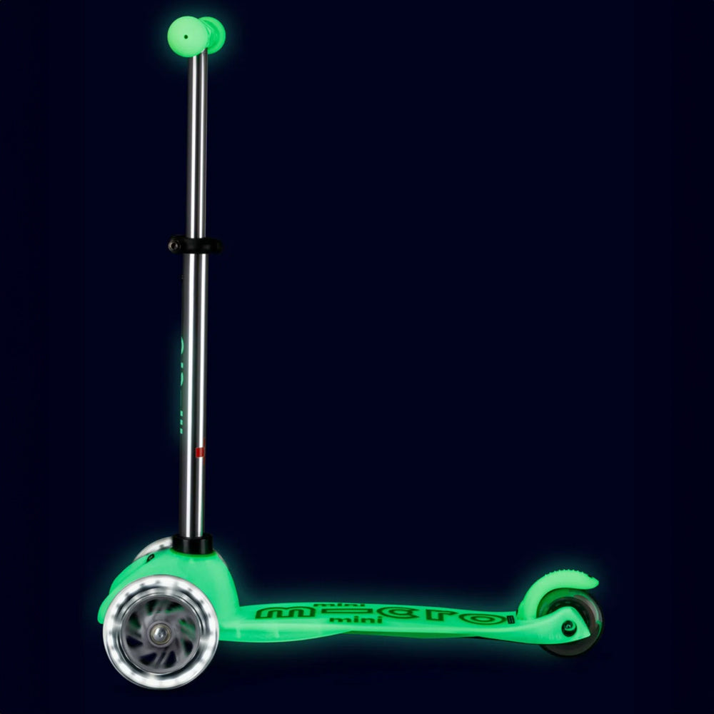 Micro-Mini-Deluxe-Glow-LED-Scooter-Icy-Green-Glow-Side
