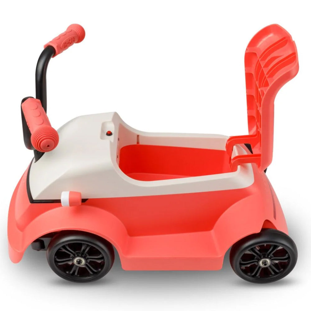 Micro-Mini-Microlino-Ride-On-Coral-Pink-Side-View-Seat-Open
