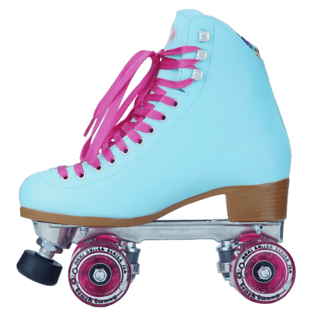 Moxi-Beach-Bunny-Sky-Blue-Roller-Skates-Side-View