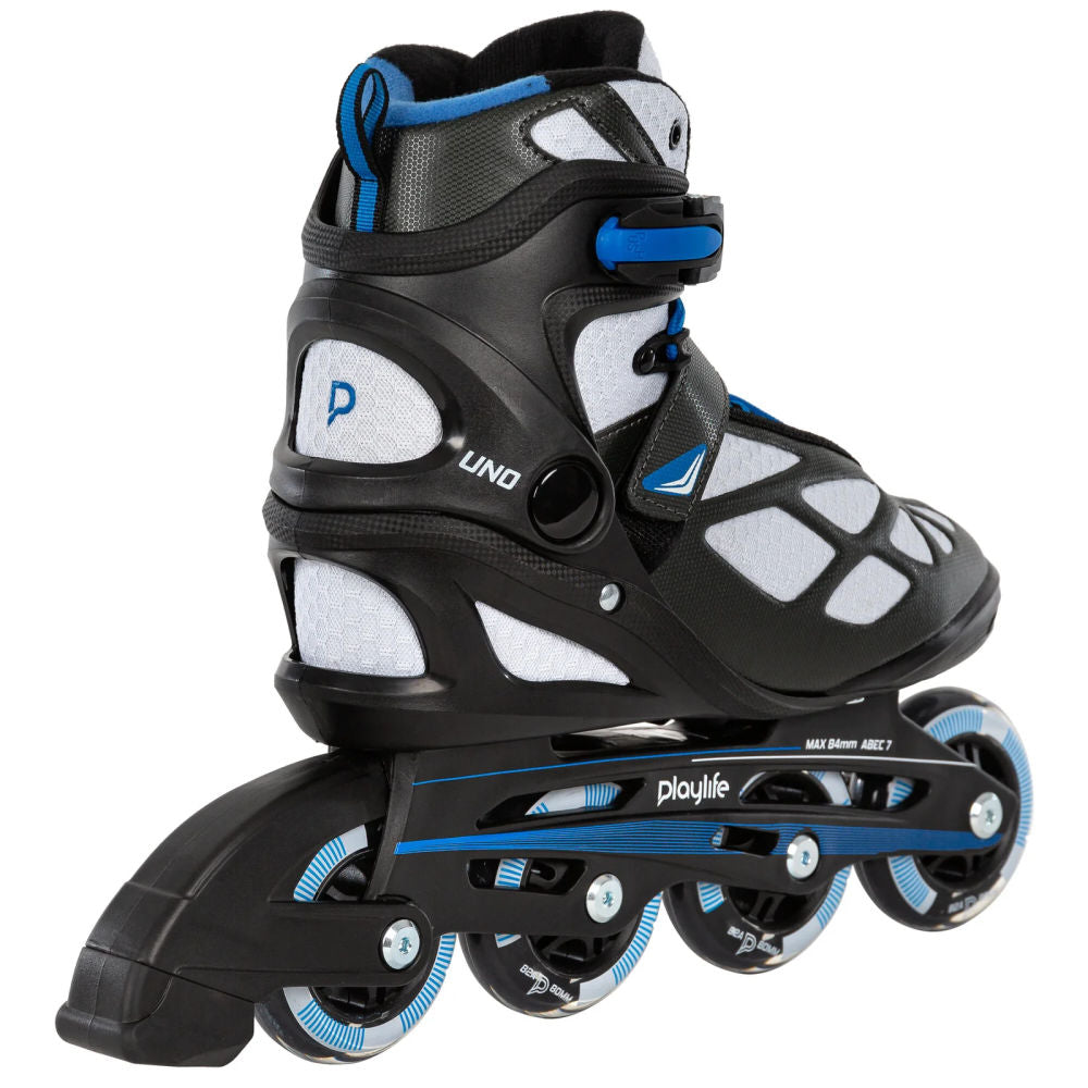 PlayLife-80-Uno-Inline-Skates-Black-Rear