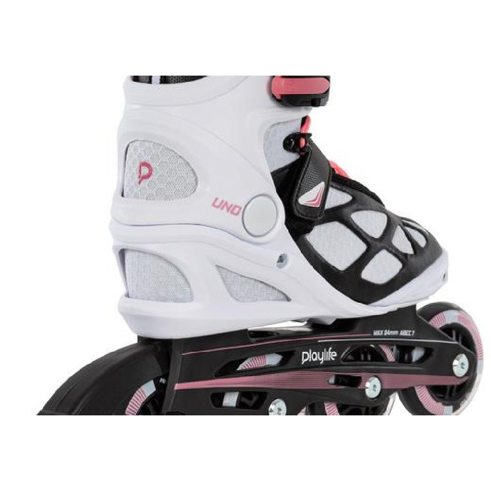 PlayLife-80-Uno-Inline-Skates-Pink-Rear