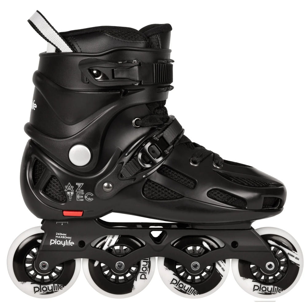 Playlife-Aztec-Inline-Skate-Black-Side-View