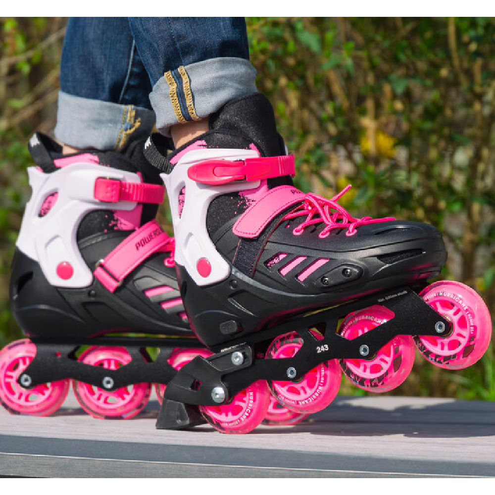Powerslide-Khan-SQD-Adjustable-Inline-Skates-Pink-Lifestyle-View
