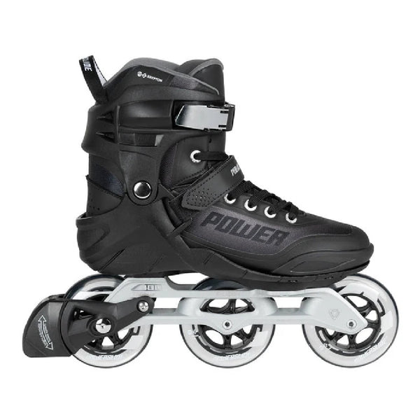 Powerslide-Krypton-Phuzion-100-Inline-Skates-Chrome-Side