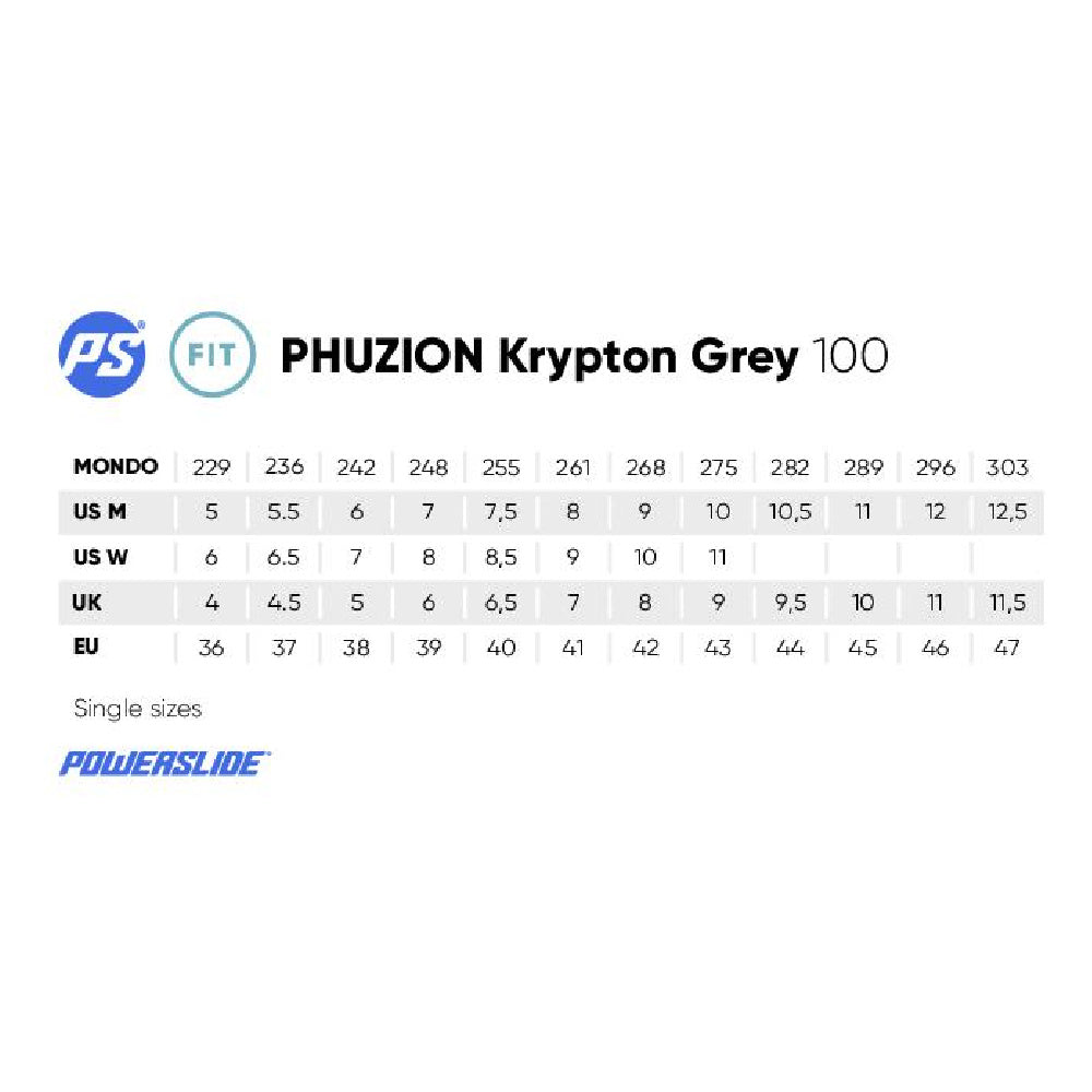 Powerslide-Krypton-Phuzion-100-Inline-Skates-Grey-Size-Chart