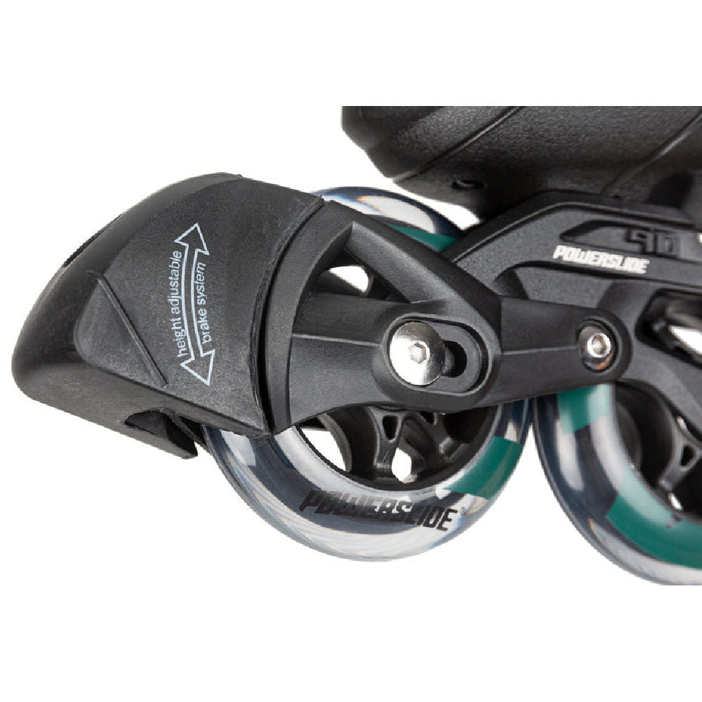 Powerslide-Phuzion-Enzo-BW-90-Mens-Inline-Skates-Brake