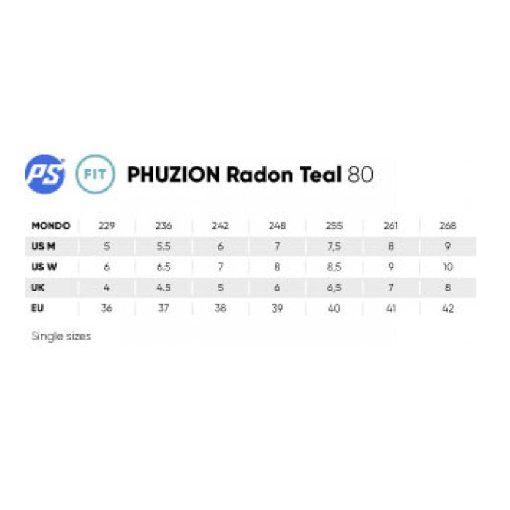 Powerslide-Phuzion-SMU-Radon-Teal-80mm-Inline-Skates-Size-Chart