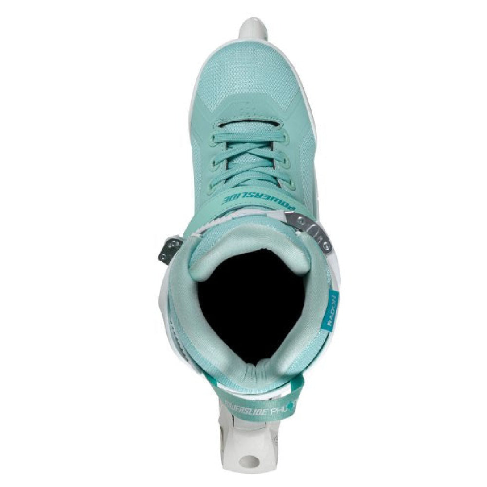 Powerslide-Phuzion-SMU-Radon-Teal-80mm-Inline-Skates-Top-View