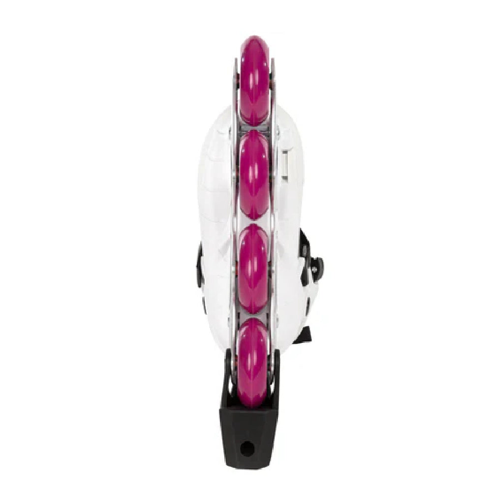 Powerslide-Phuzion-Universe-Adjustable-4-Wheel-Inline-Skate-Pink-Bottom-View