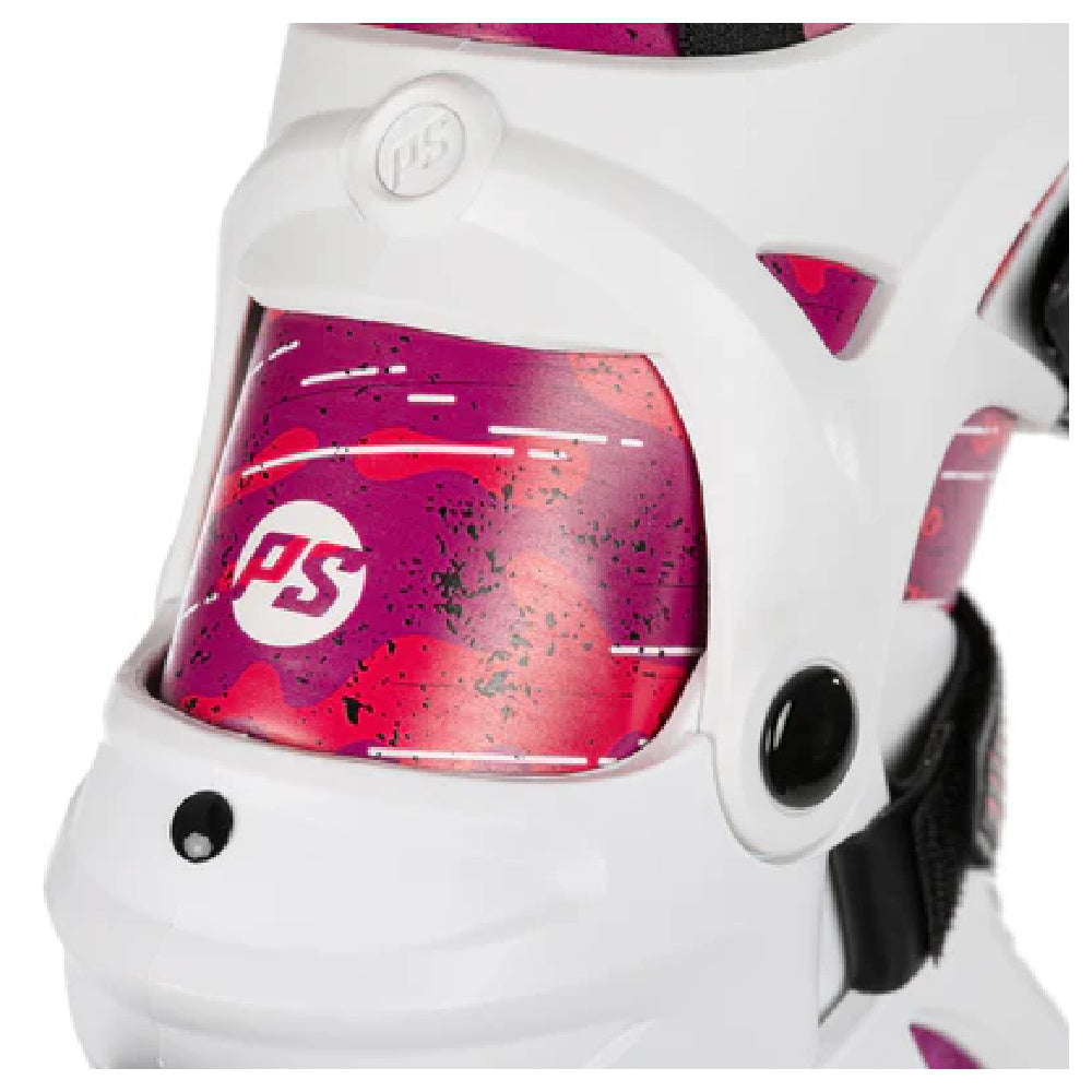 Powerslide-Phuzion-Universe-Adjustable-4-Wheel-Inline-Skate-Pink-Close-Up-Rear