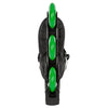 Powerslide-Phuzion-Universe-Adjustable-Inline-Skate-Green-Bottom-View