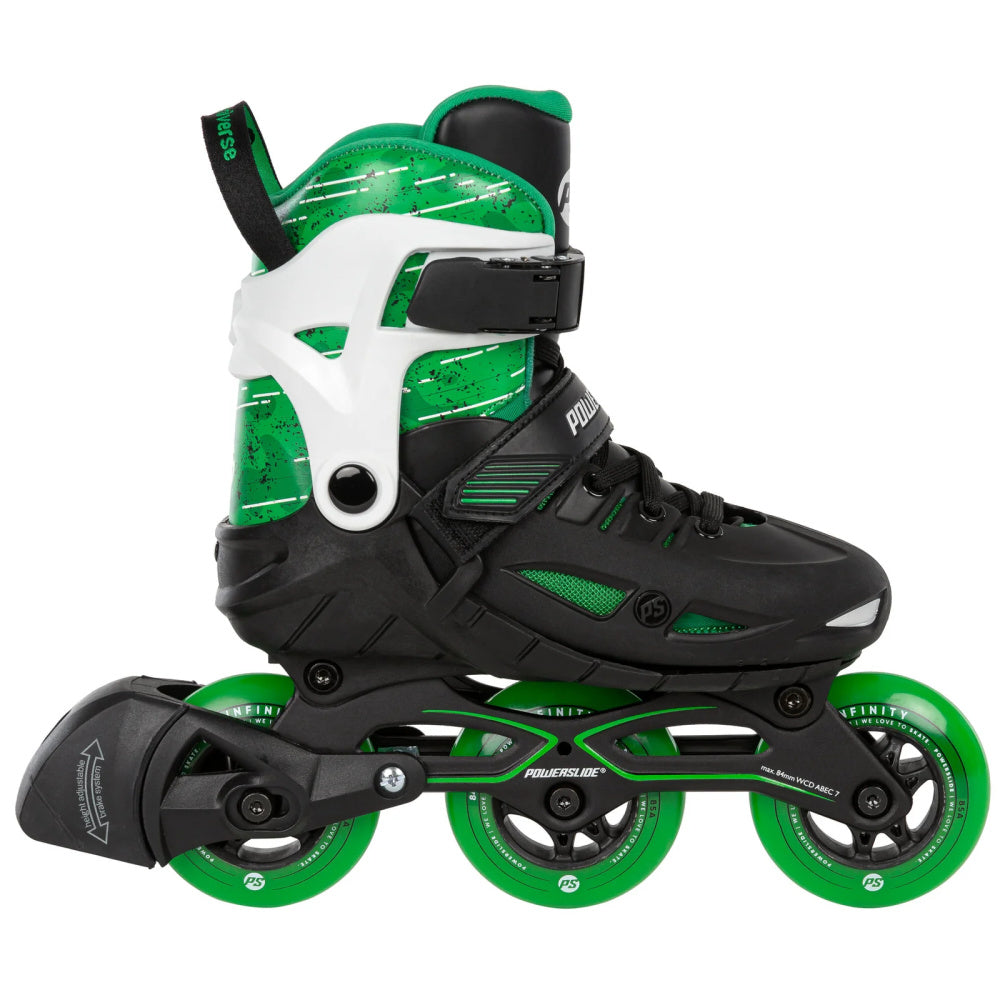 Powerslide-Phuzion-Universe-Adjustable-Inline-Skate-Green-Side