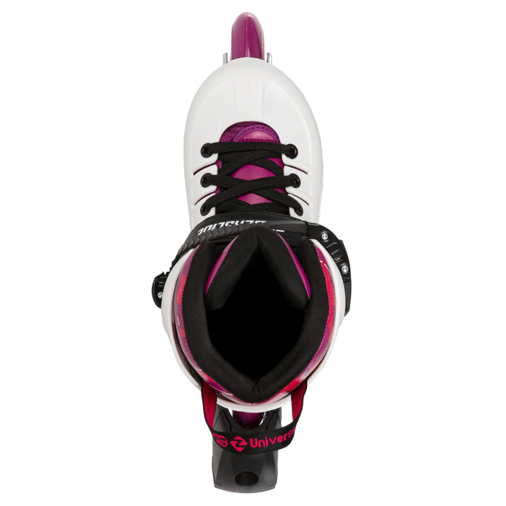 Powerslide-Phuzion-Universe-Adjustable-Inline-Skate-Pink-Top-View