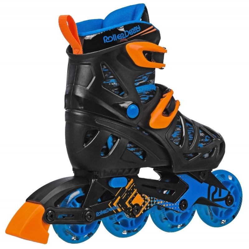 RDS-Tracer-Boys-Adjustable-Inline-Skates-Blue-Orange-Angle