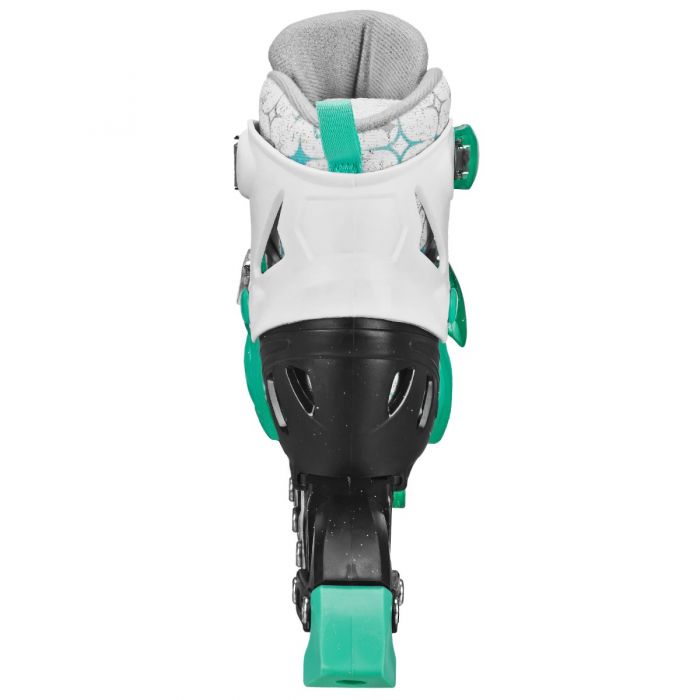 RDS-Tracer-Girls-Adjustable-Inline-Skates-Mint/White-Rear