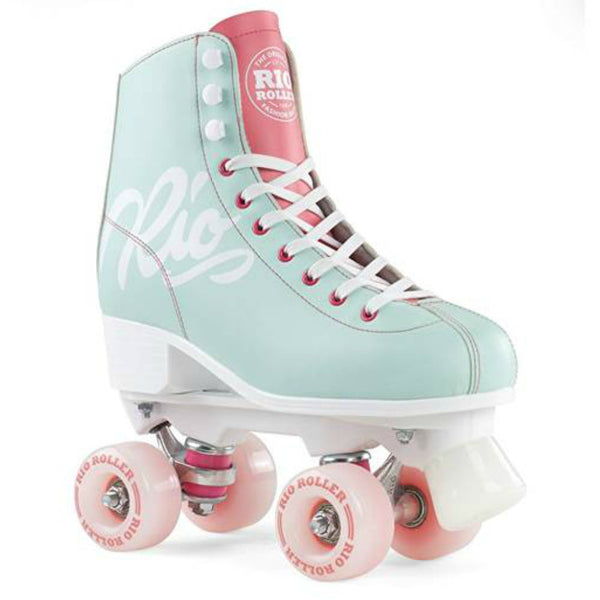 RIO-Script-Roller-Skate-Teal-Angled