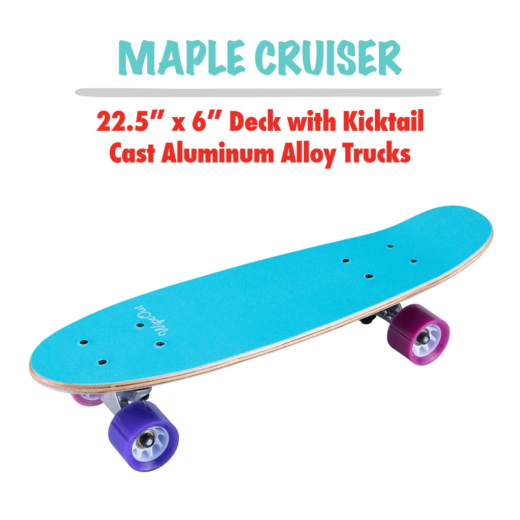 Triple-8-Wipeout-Lightning-Bolt-MINI-Skateboard-Complete-Top