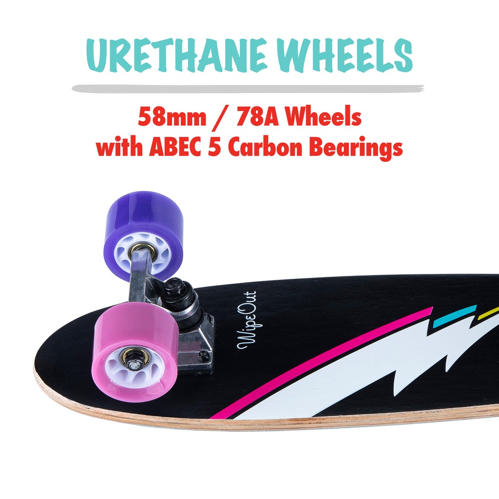 Triple-8-Wipeout-Lightning-Bolt-MINI-Skateboard-Complete-Under
