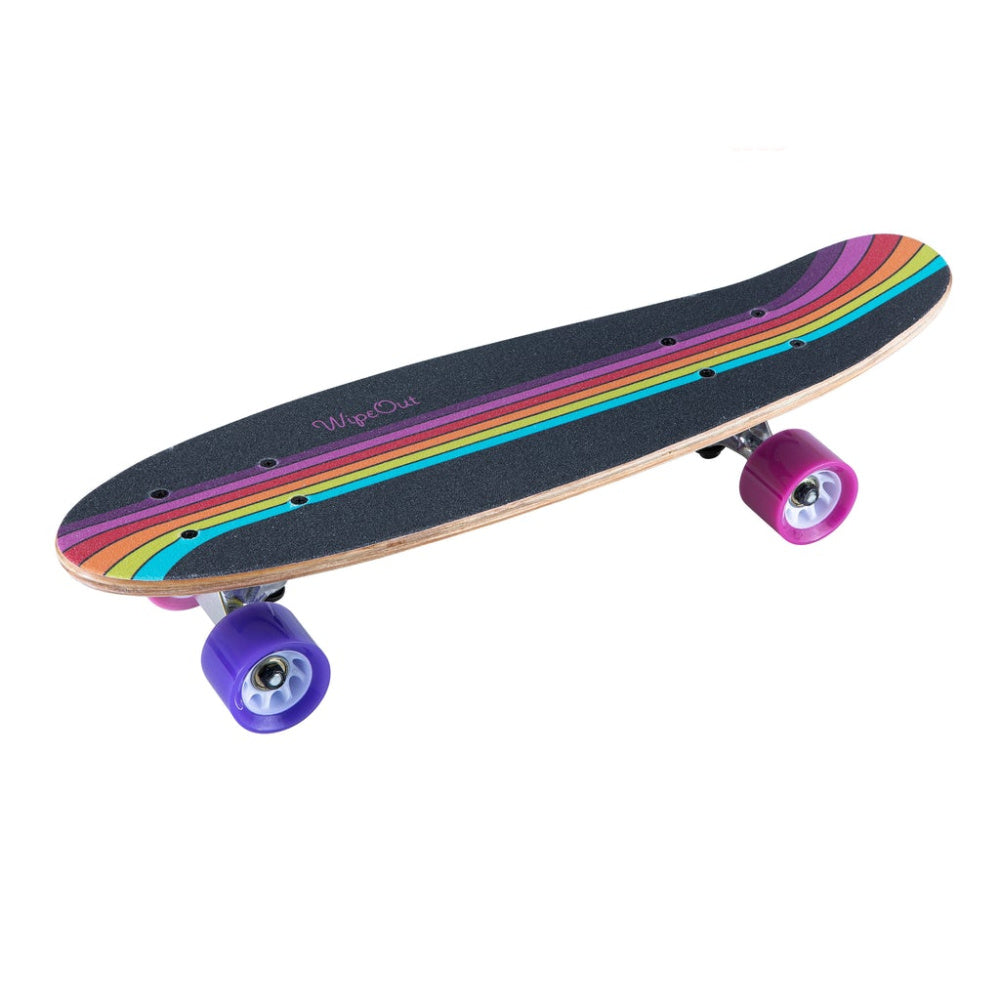 Triple-8-Wipeout-Rainbow-Skateboard-Complete-Top-View