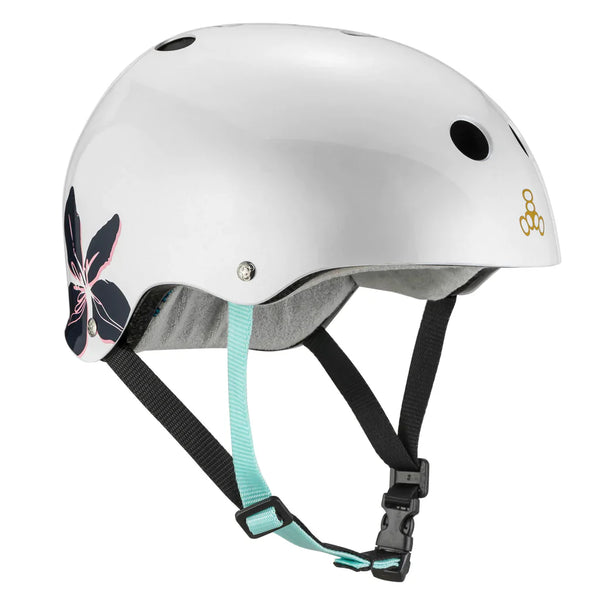 Triple 8 THE-Certified-Sweat-Saver-Helmet-Floral