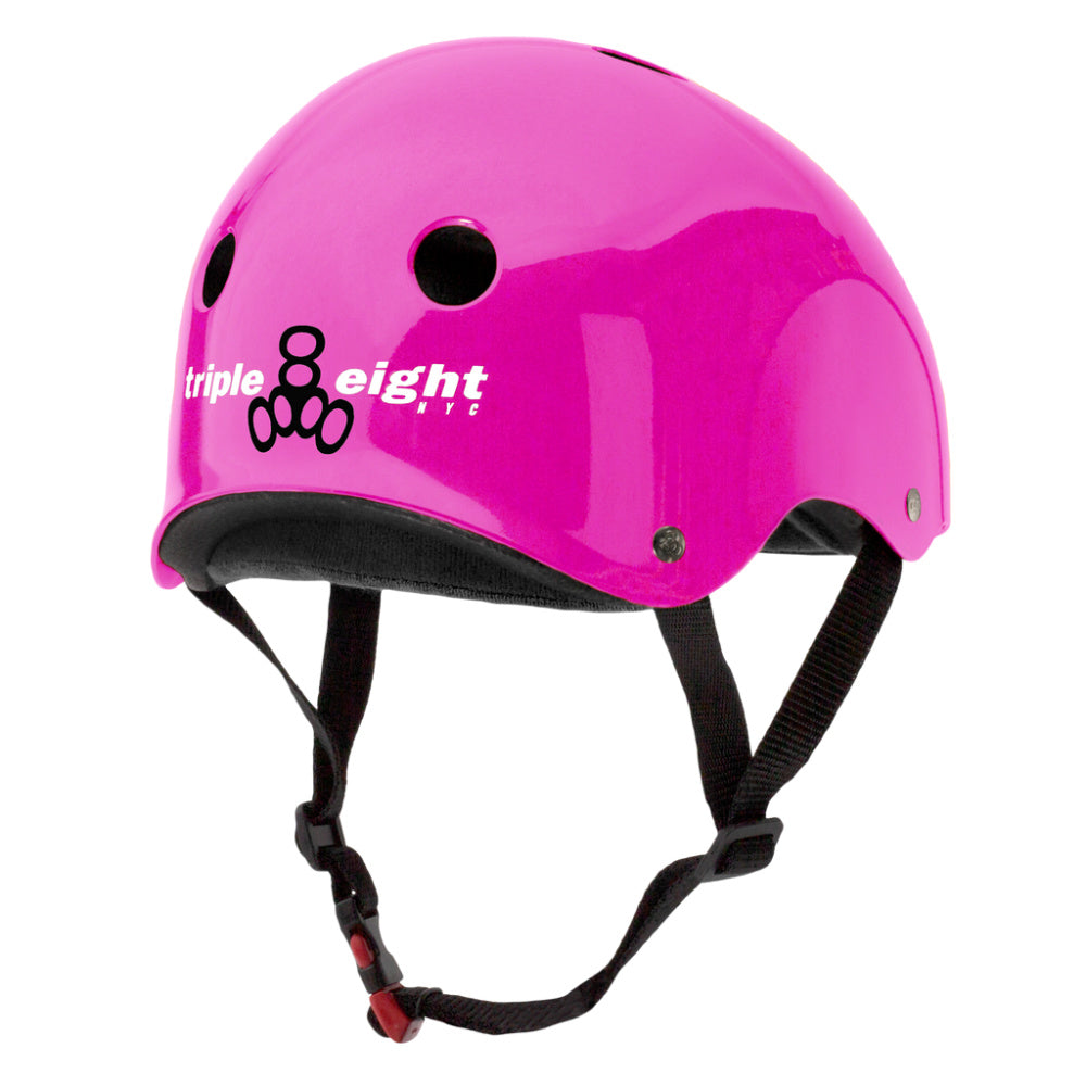 Triple_8_THE-Certified-Sweat-Saver-Helmet-Pink-Glossy-Top-Rear