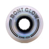 Bont-Glow-LED-Quad-Wheel-Angelic-Aqua-Front-Black-Logo