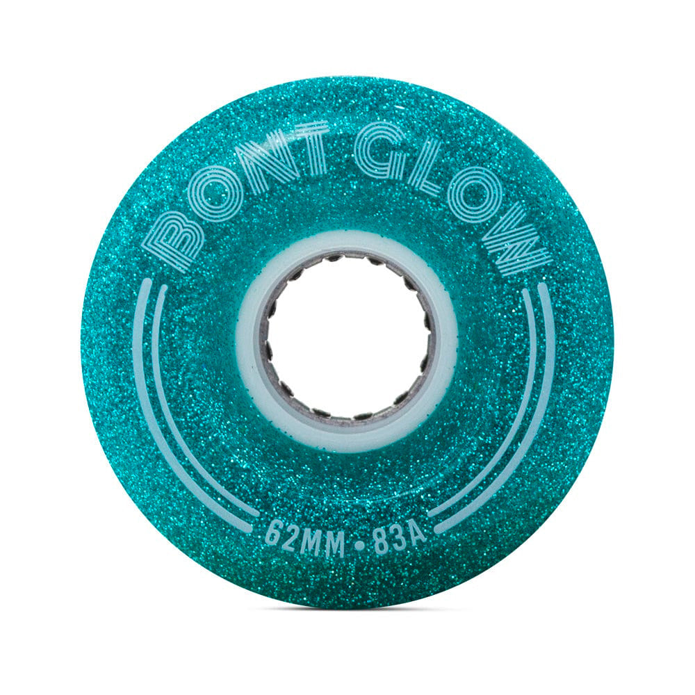 Bont-Glow-LED-Quad-Wheel-Chameleon-Green-Front-View
