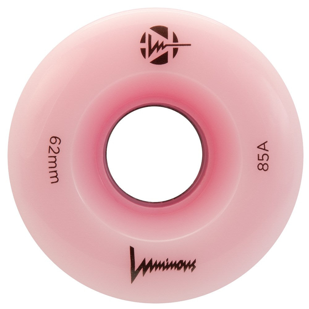 LUMINOUS-LED-Quad-62mm-Wheel-Sixies-Flamingo-85a