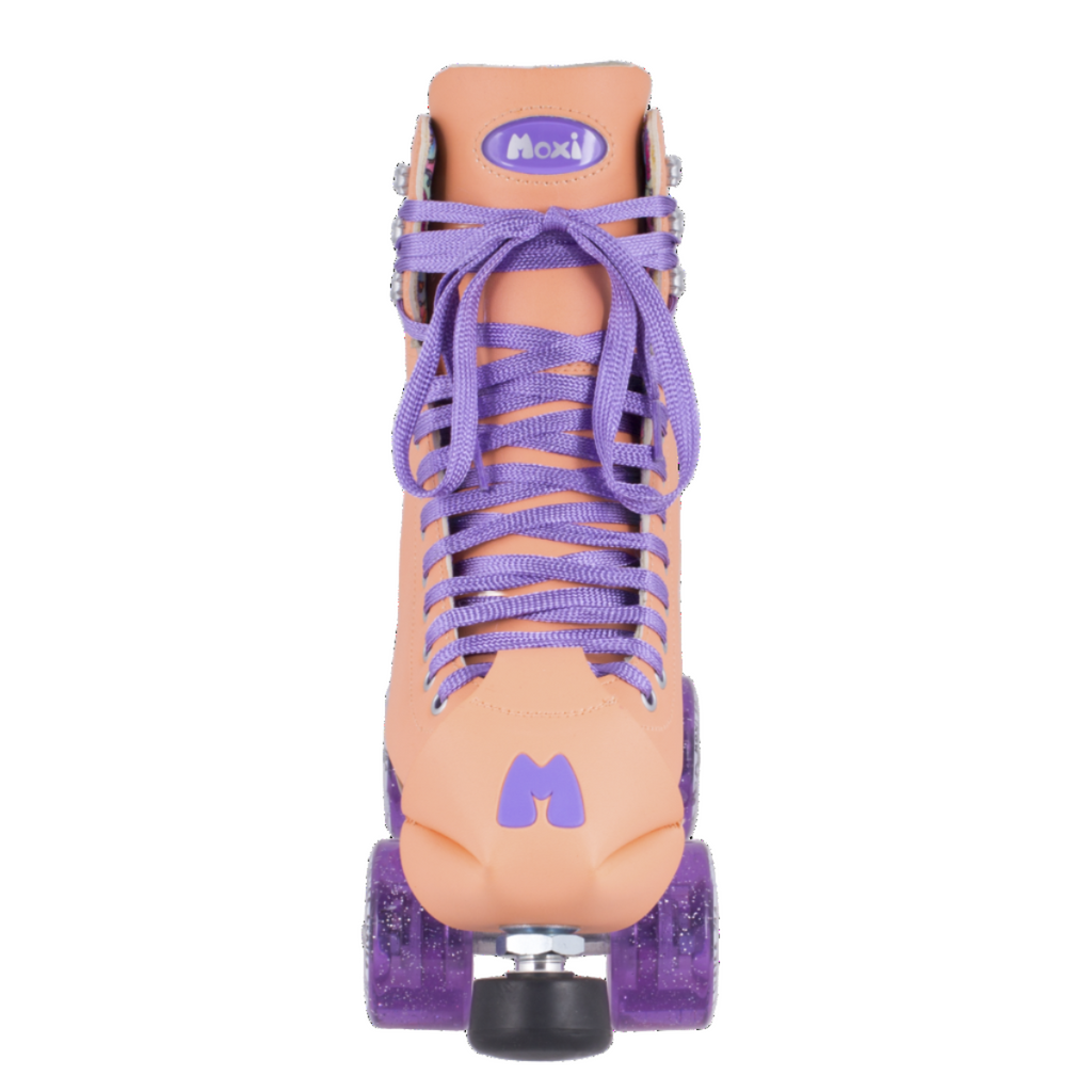 Moxi-Beach-Bunny-Peach-Roller-Skate-Front-View