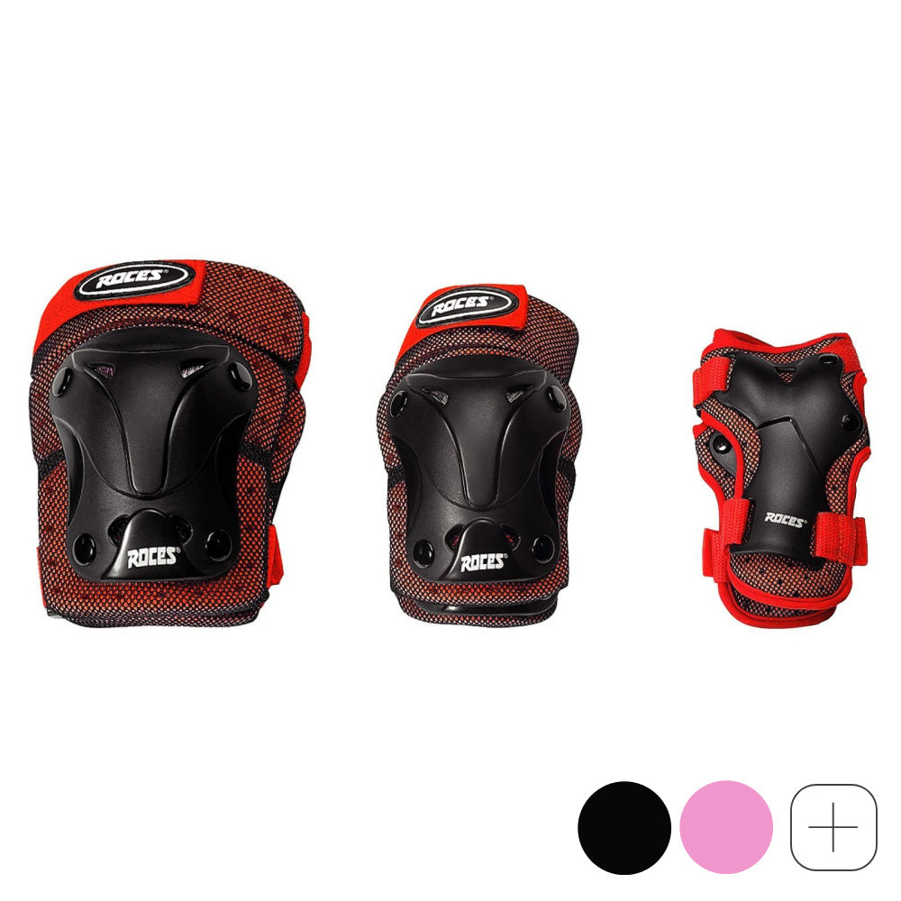 Kit De Protection Roces Schützer Super 3 Pièces Pour Enfants - Protège-poignets, Coudes, Genoux Pour Roller - 3