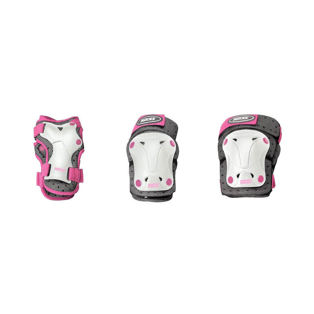Roces-Junior-Ventilated-Tri-Pack-Pink
