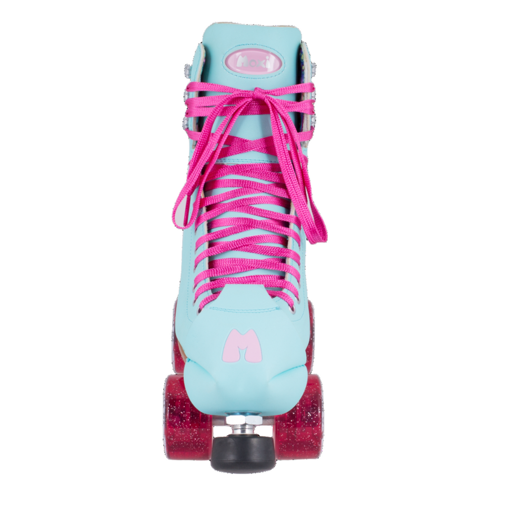 Moxi-Beach-Bunny-Sky-Blue-Roller-Skates-Front-View